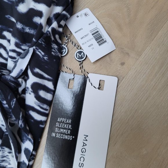 17. Magicsuit Tankini. Size 10. black/white. NWT. - Picture 3 of 3